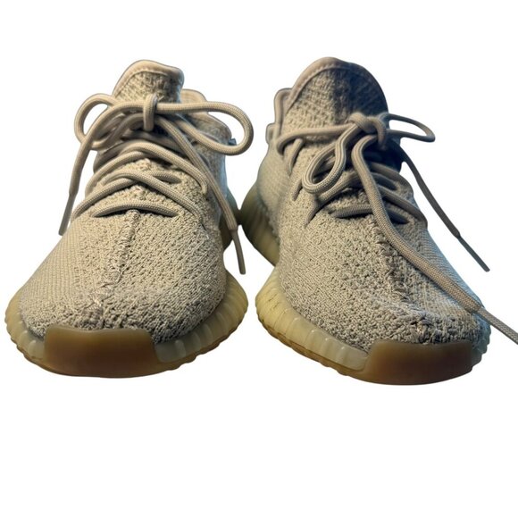 Adidas Yeezy Boost low sneaker 350 V2 Sesame Mens Size 5 Gray Gum Sole F99710 - Picture 8 of 14